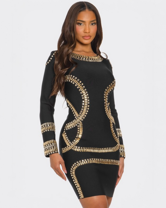 Haute Gems Bodycon Dress